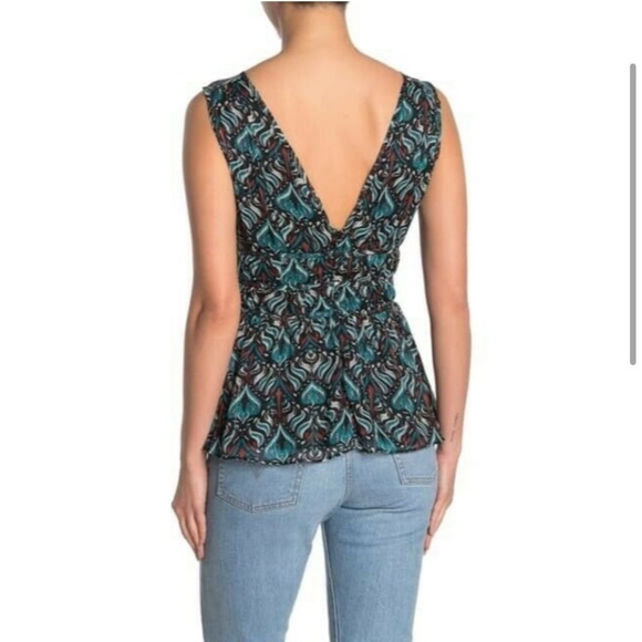 Walter Baker Will Smocked Peplum Top Size Small NWT - Picture 11 of 11